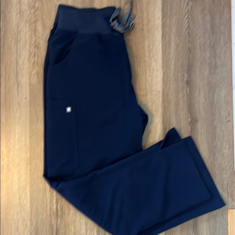 Figs Scrub Pant Size L Navy Blue